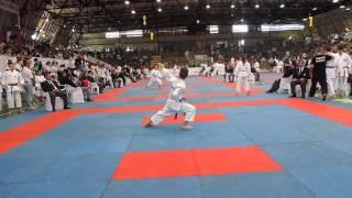 Fabricio Siqueira Kata KANKU SHO Campeonato Brasileiro de Karate I etapa Foz Iguaçu 2015