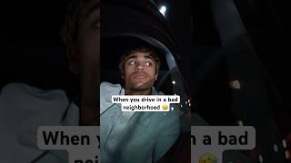 When you drive through a bad neighborhood‼️ #comedyshorts #snl #relatable