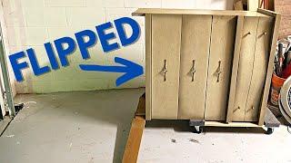 Coated in Plastic? Detailed Furniture Makeover ofMid Century Modern Dresser | Paint & Stain