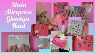 Huge Shein Nail Haul | Jewellery | Aliexpress Gems | Glowtips Gels And Lots Of Laughter 