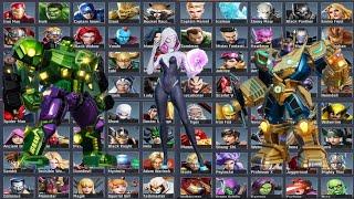 ALL HEROES & SKIN MARVEL SUPER WAR 2023/2024