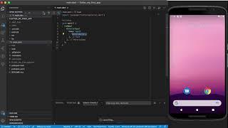 Flutter Getting Started - Creating your first app