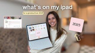 my iPad tour + how I organize my life in Notion for a productive 2025