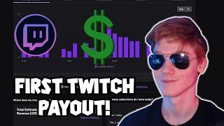 How Much Money Twitch Affiliate's Make  | My First Twitch Payout