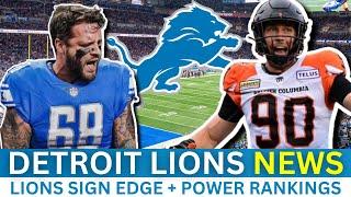 Today’s Lions News: Lions Sign Mathieu Betts, Lions Top 5 NFL Power Rankings + Antonio Brown