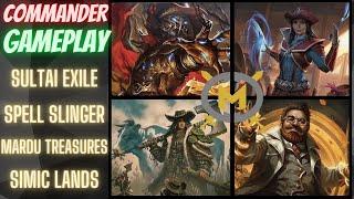 Outlaws of Thunder Junction EDH Game - Gonti, Stella, Vihaan, Bonny Pall- Commander Gameplay MTG OTJ