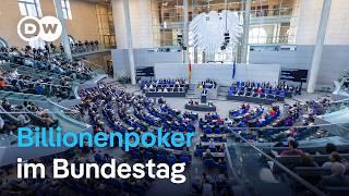Abgeordnete stimmen für riesiges Finanzpaket | DW Nachrichten