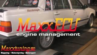 Mappning / Dynotuning MaxxECU - 536WHP Volvo 740 Turbo - Maxxtuning AB