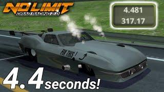 4.4 Seconds Pro Mod '63 Corvette Tune! Division X Update | No Limit Drag Racing 2.0