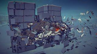 How to destroy a building in many different ways | Besiege