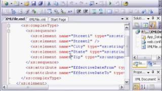 Visual Studio 2008:  Create XSD File