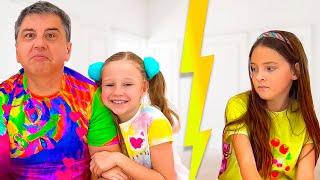 Learning video for Kids about jealousy from Nastya and Alla