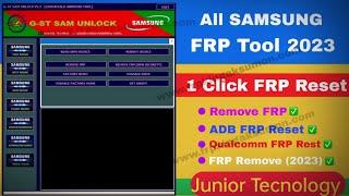 G-ST SAM UNLOCK V5.5 || All Samsung Frp Free Tool || New Tool 2023 #samsungfrptool