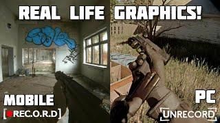 A GAME Like No Other! REAL LIFE GRAPHICS! - REC.O.R.D MOBILE Demo vs UNRECORD PC | GAMEPLAY