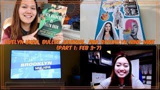 EVELYN HUGO, BULLET JOURNAL, & BROOKLYN NINE-NINE | Reading Vlog | (Part 1: Feb 3-7)