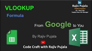 34. Master VLOOKUP Function in Excel & Google Sheets | Simplified by a Googler