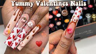 Delicious Heart French Tips | Modelones Gel Polish Set | Valentines Day Nails