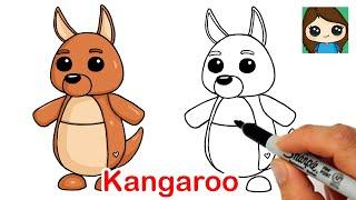 How to Draw a Kangaroo  Roblox Adopt Me Pet