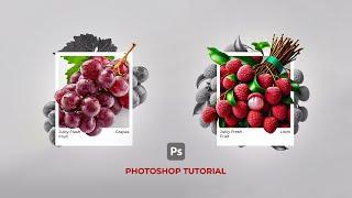 Create Stunning Fruit Graphics in Photoshop! Photoshop Tutorial For Beginner