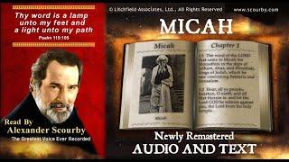 33 | Book of Micah | Read by Alexander Scourby | AUDIO & TEXT | FREE on YouTube | God is LOVE!