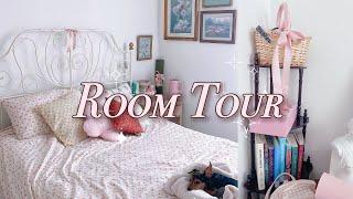 Room Tour 2024  aesthetic Pinterest inspired (coquette, light academia, shoujo girl)