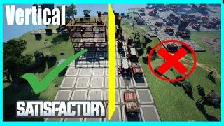 Satisfactory: Tips and tricks - Building Vertical