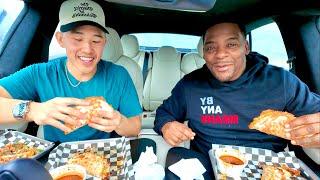 Food Critic Rates Clinton Portis's Taco Spot IN FRONT OF HIM!