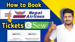 How to Book Nepal Airlines Tickets || Nepal Airlines Domestic and International tickets from Esewa