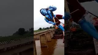 This is not the right way to Visarjan of Lord "Gajanan" #shorts #viral #video #funny #music #short