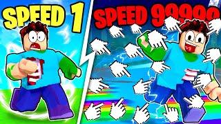 ROBLOX MAX SPEED CLICKER! (world record)