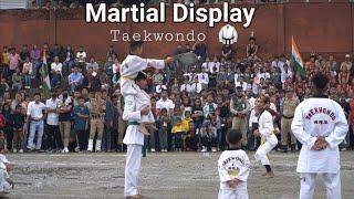 Martial Arts Display, Tuensang District Taekwondo Association