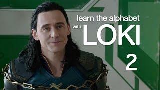 learn the alphabet with loki 2