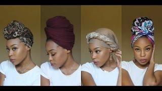 4 Quick & EASY Headwrap/Turban Styles (Short Natural Hair & TWA Friendly)