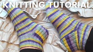 Knitting Socks on Magic Loop [Beginner friendly!]