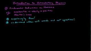 Introduction to Introductory Physics