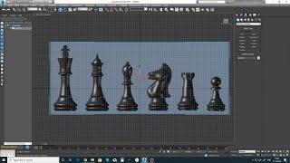 3D Modeling Of All Chess Pieces: 3ds Max Tutorial