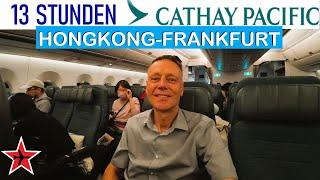 13 Stunden Langstreckenflug mit Cathay Pacific || Wie ist die Economy Class in der 5 Besten Airline?