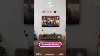 Endless entertainment for just Rs.399/-!  | Infonet #infonet #internetprovider #fastinternet