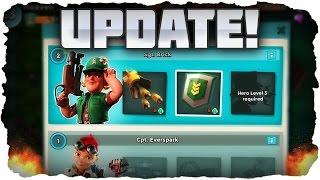 BOOM BEACH  Sgt. Brick & Cpt. Everspark: Freischalten & im Kampf - Neues Helden Update!  (Deutsch)