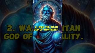 5 facts about titan Iapetus in greek mythology #greekmythology #greekgods #ardjeyytv #shorts