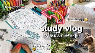 STUDY VLOG Produtivo | Como eu estudo | Tarde produtiva (study vlog narrado)