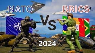 NATO vs BRICS Military Power Comparison 2024