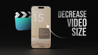 How to Decrease Size of Video on iPhone (tutorial)