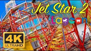 Jet Star 2 Roller Coaster (4K) POV - Lagoon Amusement Park