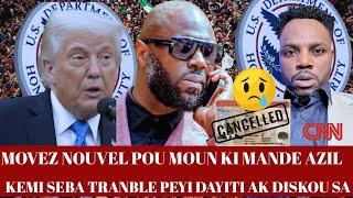 FLASH;TRUMP DESIDE RETIRE DENYE ESPWA IMIGRAN YO TE GENYEN,KEMI SEBA TRANBLE HAITI,ELON MUSK