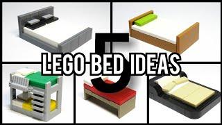 5 Lego Bed Ideas #2 | MOC Tutorial