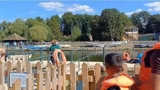 Boat riding in wickstead park Northampton! 