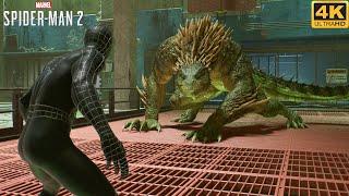 Spider-Man vs The Lizard with Sam Raimi Black Suit - Marvel's Spider-Man 2 (4K 60FPS)