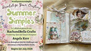 #craftysummersimples Collaboration Day 4 - Simple Multi flip pocket - Journal Idea