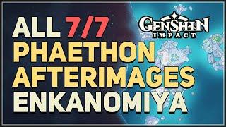 All Enkanomiya Phaethon Afterimages Ghosts Genshin Impact